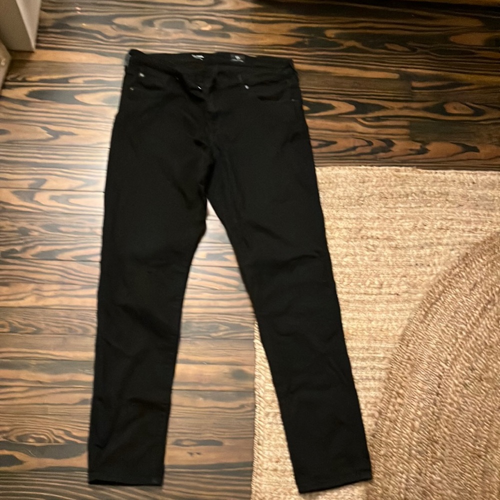 AG Jeans Size 32 jet black Prima jeans EUC